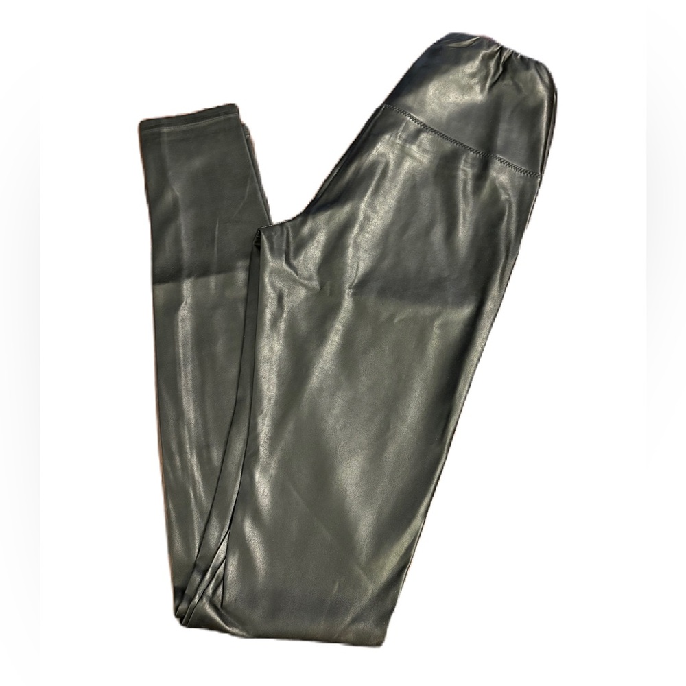Wilfred Free Black Faux Leather Leggings - Size XS